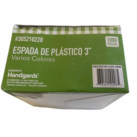 Two boxes of plastic sword picks 3 inches NIB - Picture 5 of 6